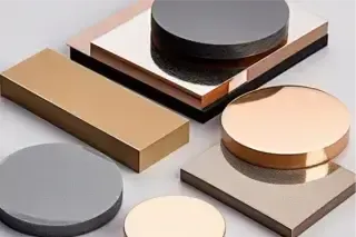 Comprehensive range of materials: aluminum, steel, copper, titanium, and more.