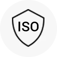 Exceptional quality with ISO-certified processes.