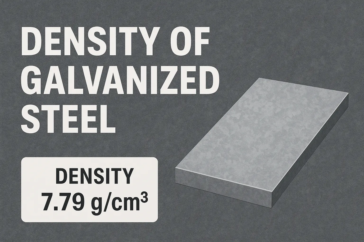 Density of Galvanized Steel - Galvanized Steel Density