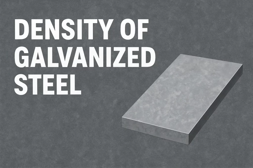Understanding Density of Galvanized Steel & Why it is Important