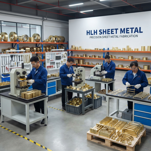 Brass sheet metal parts manufacturer in china