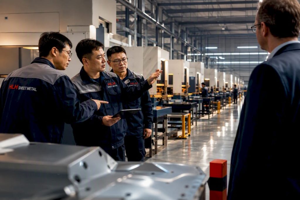 Procurement: HLH Sheet Metal RFQ to Scale to 100,000+ Parts/Month