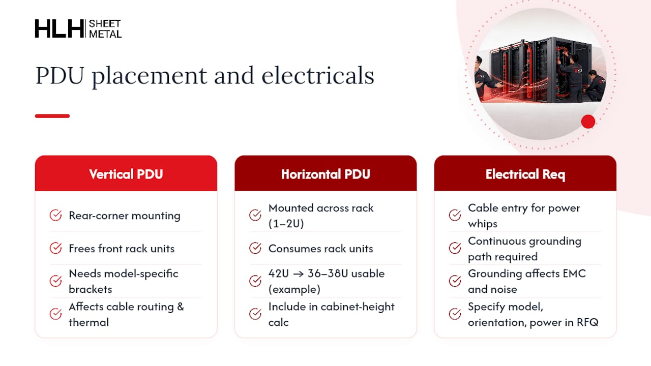 Integrating Power Distribution Units and Electrical Considerations — overview diagram