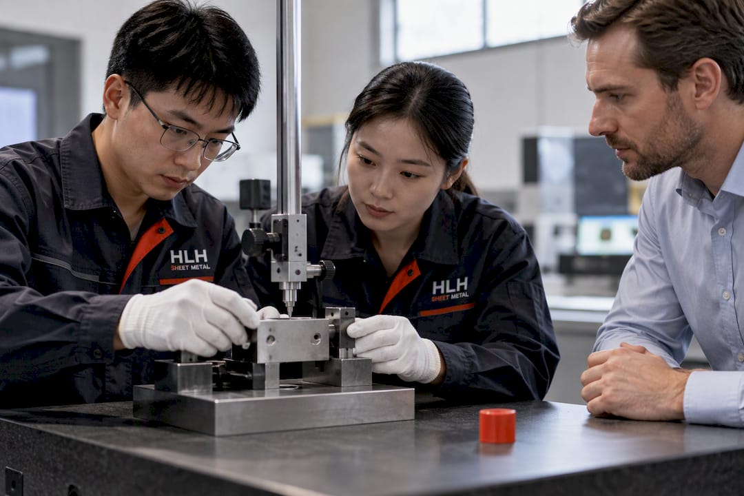Third-party inspection of metal test coupon