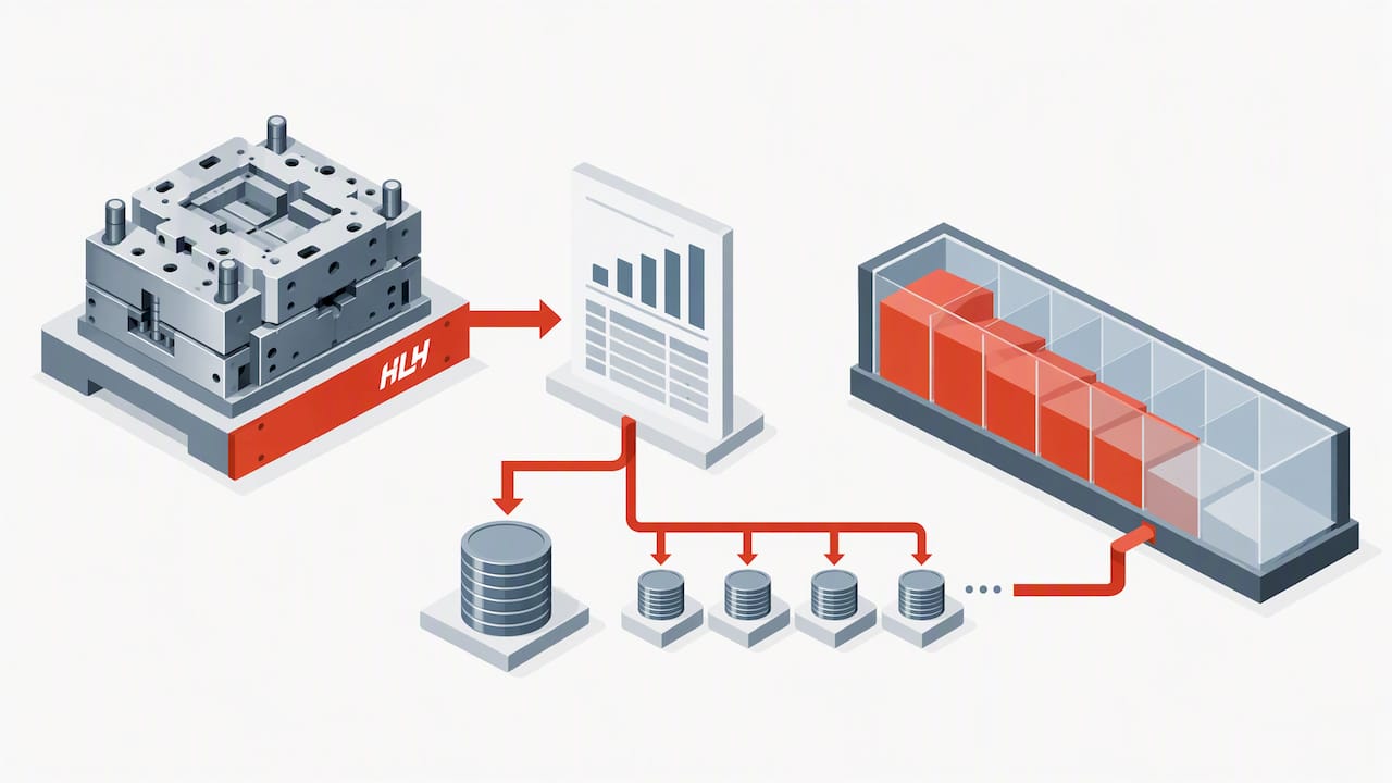 Illustration of tooling payments affecting credit capacity - tooling amortization