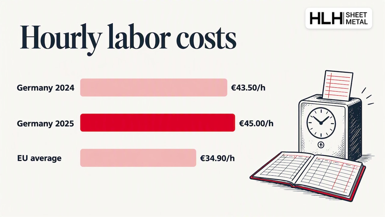 Labor: the documented German disadvantage — overview diagram
