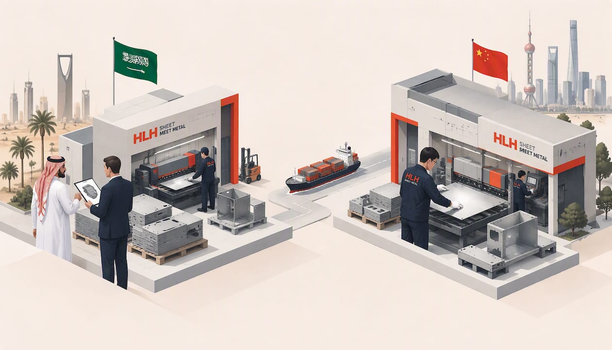 Sheet Metal Fabrication Cost - Saudi Arabia vs China