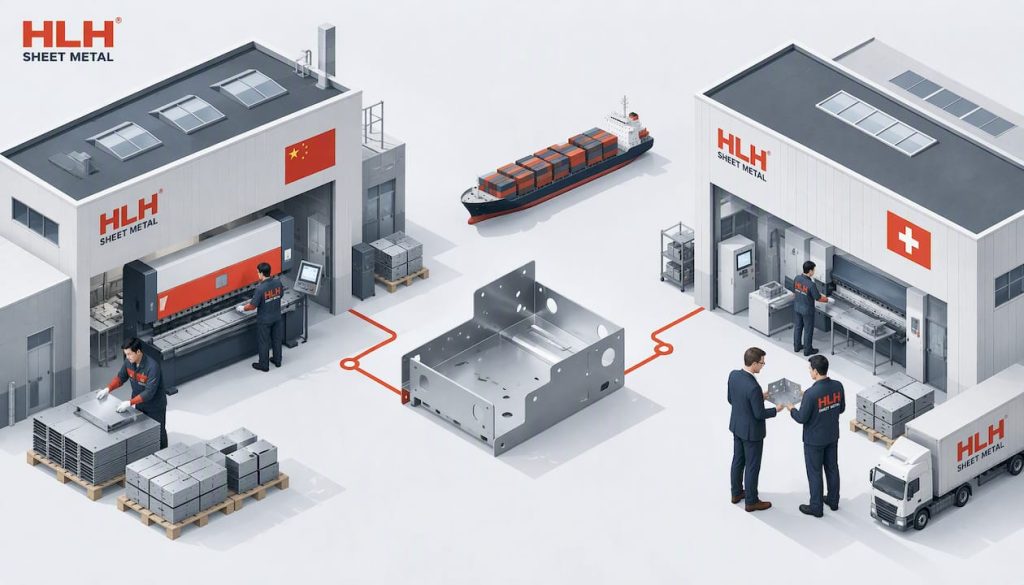 Sheet Metal Fabrication Cost: Switzerland vs China